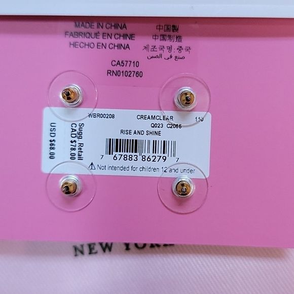 Kate Spade Rise & Shine Stud Earrings - Set Of 2 - Picture 5 of 5